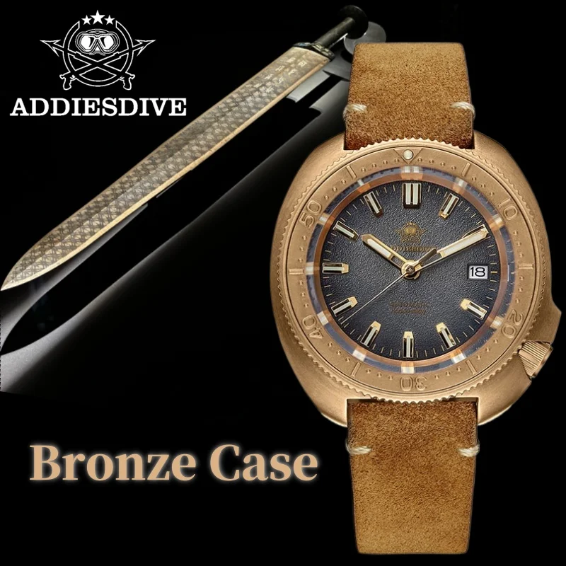 ADDIESDIVE AD2097 Men Watches Abalone Shell CUSN8 Bronze Case C3 Super Luminous 100m Waterproof NH35 Automatic Watches
ADDIESDIVE AD2097 Men Watches Abalone Shell CUSN8 Bronze Case C3 Super Luminous 100m Waterproof NH35 Automatic Watches