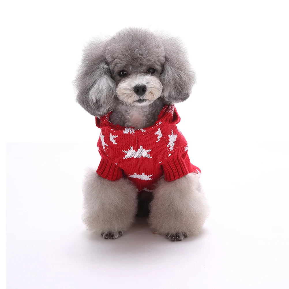 Pet Christmas Sweater Dog Outfit Holiday Puppy Costumes for Small Dogs Winter Sweaters Hoodies
Pet Christmas Sweater Dog Outfit Holiday Puppy Costumes for Small Dogs Winter Sweaters Hoodies