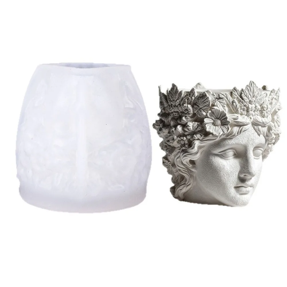Flower Wreath Avatar Candle Cup Silicone Mold DIY Handmade Concrete Plaster Candle Jar Flowerpot Epoxy Resin Molds Home Décor
Flower Wreath Avatar Candle Cup Silicone Mold DIY Handmade Concrete Plaster Candle Jar Flowerpot Epoxy Resin Molds Home Décor