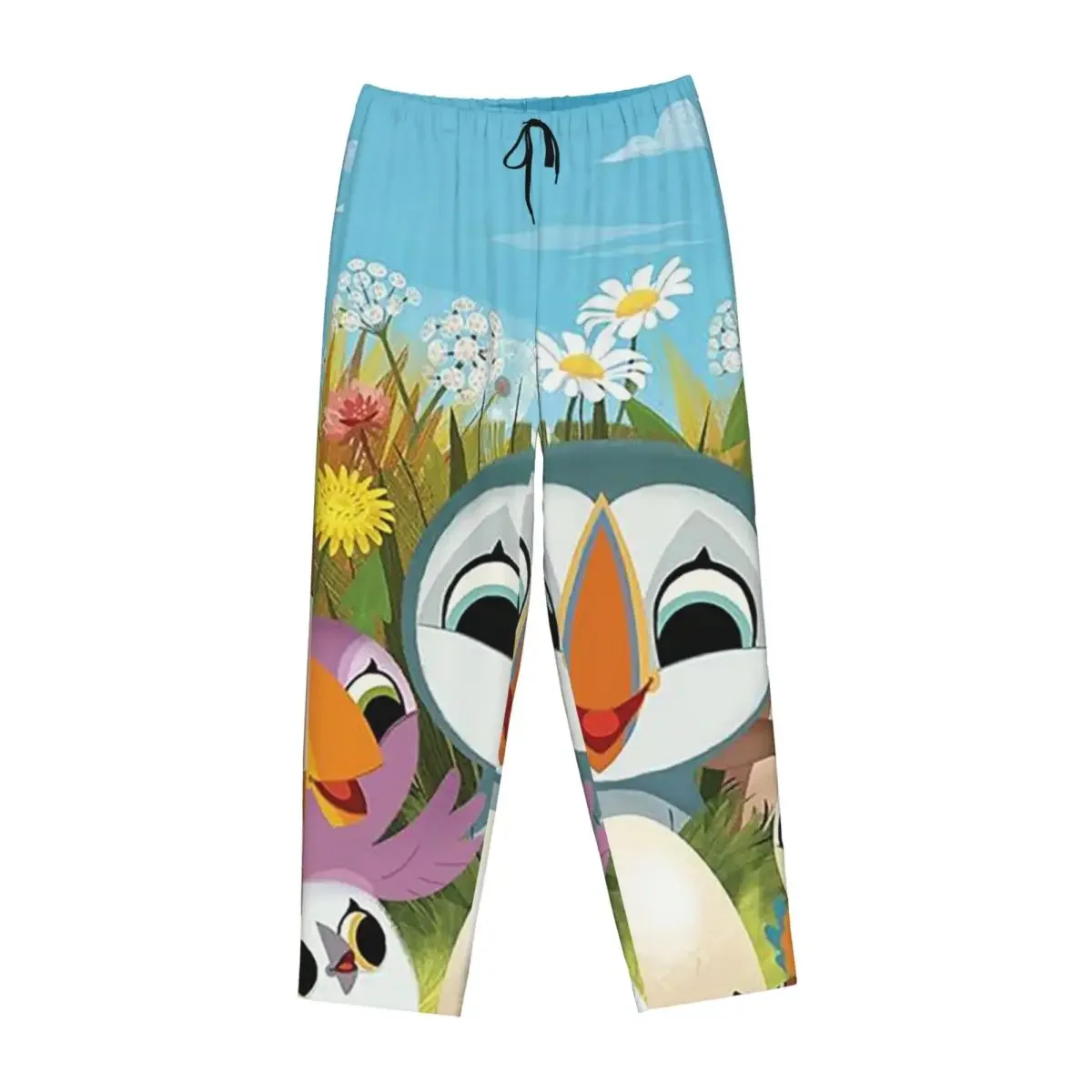 Женские пижамные брюки Custom Puffin Rock Cartoon с карманами для дома и сна
Женские пижамные брюки Custom Puffin Rock Cartoon с карманами для дома и сна