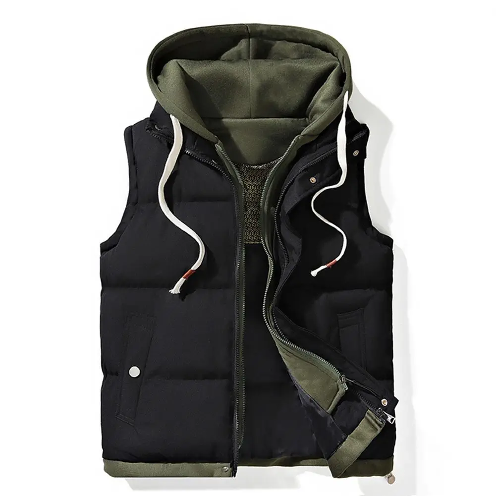 Autumn Winter Vest Thick Sleeveless Jacket Windproof Waistcoat Fake 2PCS Design Regular Clothing Length Slight Stretch Fabric
Autumn Winter Vest Thick Sleeveless Jacket Windproof Waistcoat Fake 2PCS Design Regular Clothing Length Slight Stretch Fabric