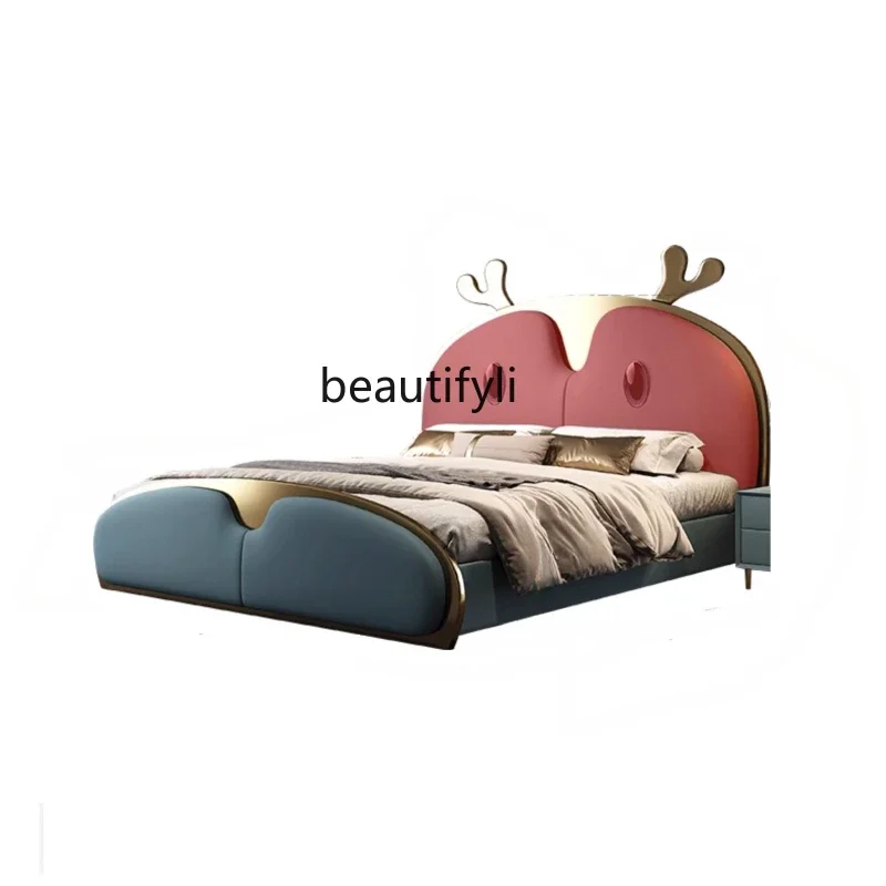 xz1Modern Simple and Light Luxury Genuine Leather Art Bed for Boys and Girls 1.2 M Bedroom Room Creative Luxury
xz1Modern Simple and Light Luxury Genuine Leather Art Bed for Boys and Girls 1.2 M Bedroom Room Creative Luxury
