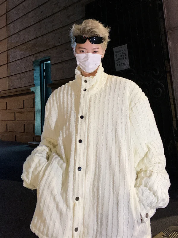 Мужская куртка свободного кроя с воротником-стойкой и вертикальными полосками, модная ретро-куртка для осеннего сезона
Мужская куртка свободного кроя с воротником-стойкой и вертикальными полосками, модная ретро-куртка для осеннего сезона