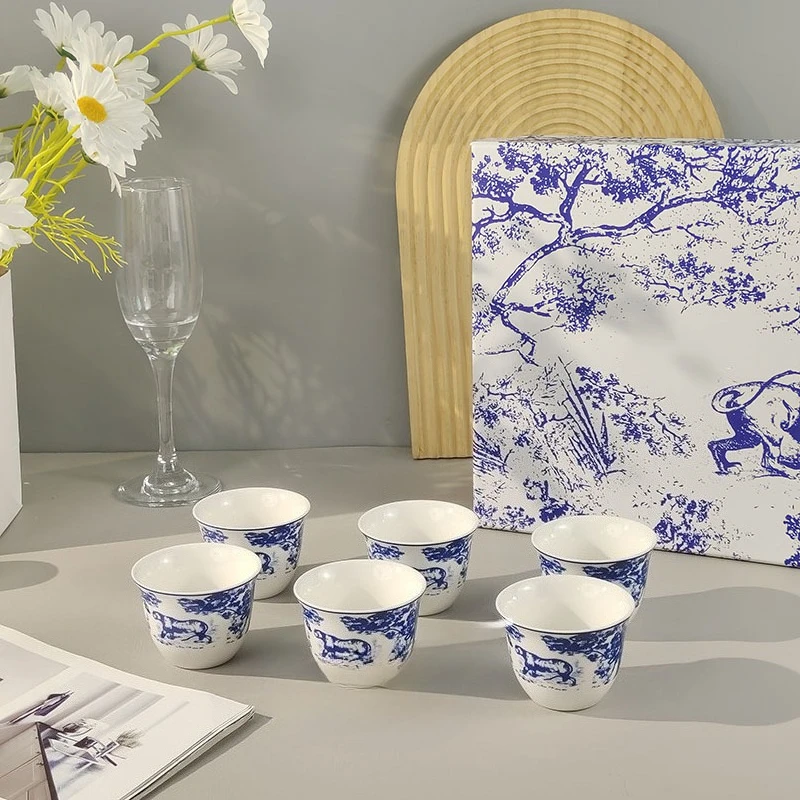 Luxury simple European ceramic Türkiye series six small teacups Phnom Penh living room office teacups
Luxury simple European ceramic Türkiye series six small teacups Phnom Penh living room office teacups