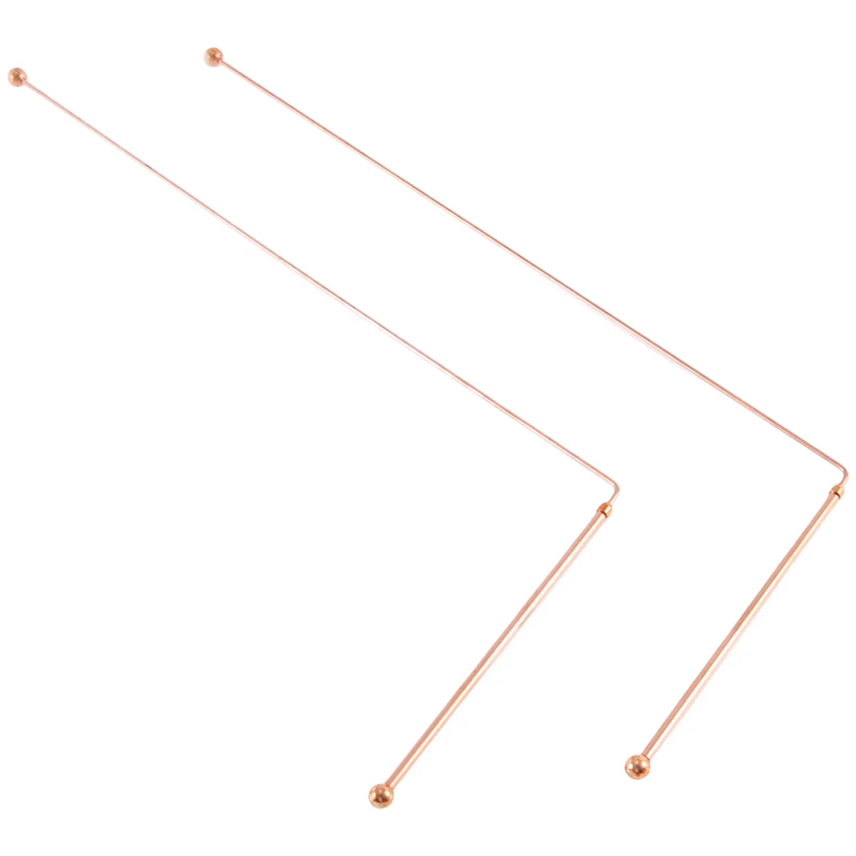 Y67A Copper Dowsing Rods - 99.9% Pure Copper 2PCS Divining Rods Energy Water Witching Detector
Y67A Copper Dowsing Rods - 99.9% Pure Copper 2PCS Divining Rods Energy Water Witching Detector