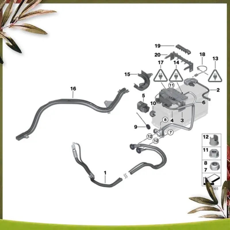 Portable 1 Piece Battery Line Negative Wire For BMW 1 3 Series E90 E92 X1 X6 2006-2013 IBS 61129215952
Portable 1 Piece Battery Line Negative Wire For BMW 1 3 Series E90 E92 X1 X6 2006-2013 IBS 61129215952