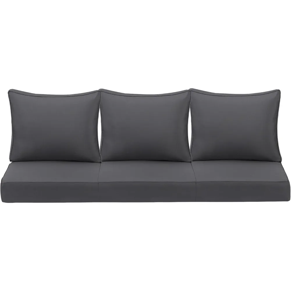 Outdoor Deep Seating Cushion Set, 24" x 24", Waterproof & Fade Resistant Patio Furniture Cushions with Handle, Deep Seat and Bac
Outdoor Deep Seating Cushion Set, 24" x 24", Waterproof & Fade Resistant Patio Furniture Cushions with Handle, Deep Seat and Bac