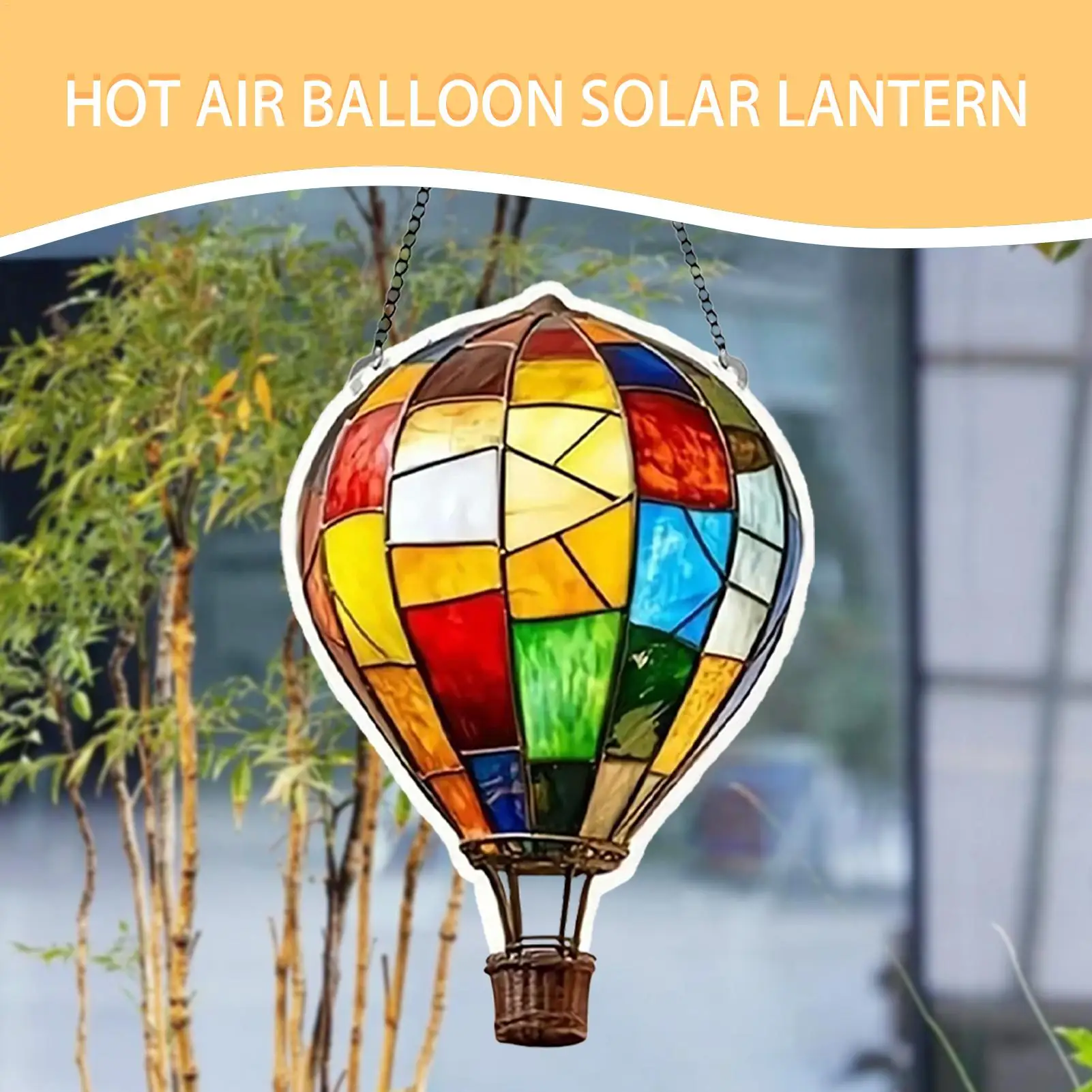 Hot Air Balloon Solar Light Decorative Flickering Flame Lamp Decorative Weather-Resistant Hangable Lantern For Yard Porch Patio
Hot Air Balloon Solar Light Decorative Flickering Flame Lamp Decorative Weather-Resistant Hangable Lantern For Yard Porch Patio
