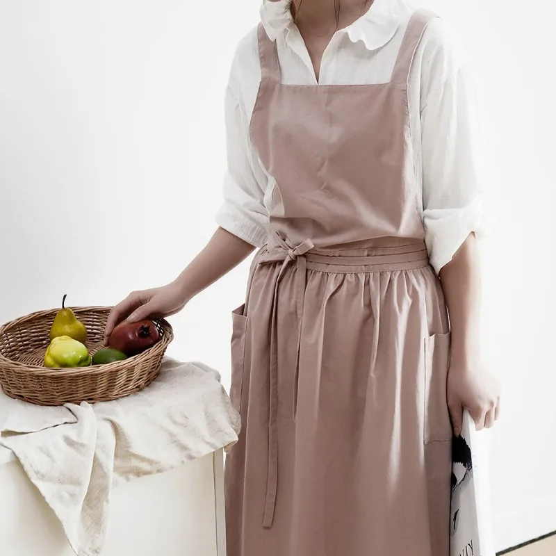 Korean Style Gathered Waist Apron with Pockets for Kitchen Florist Cafe Work
Korean Style Gathered Waist Apron with Pockets for Kitchen Florist Cafe Work