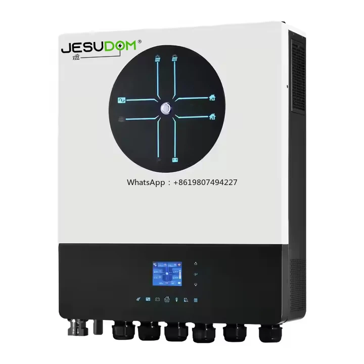 Jesudom Hybrid Inverter Ultra 8KW 48VDC to 230VAC Pure Sine Wave Working Without Batteries Parallel Function Inverter With MPPT
Jesudom Hybrid Inverter Ultra 8KW 48VDC to 230VAC Pure Sine Wave Working Without Batteries Parallel Function Inverter With MPPT