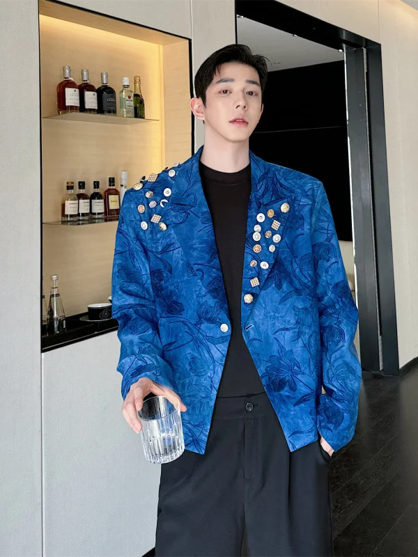 Retro Sle Men's ort Suit Jaet Multi-Button Design Faionable Individuali Faion ow Unique TANGZ STUDIO
Retro Sle Men's ort Suit Jaet Multi-Button Design Faionable Individuali Faion ow Unique TANGZ STUDIO