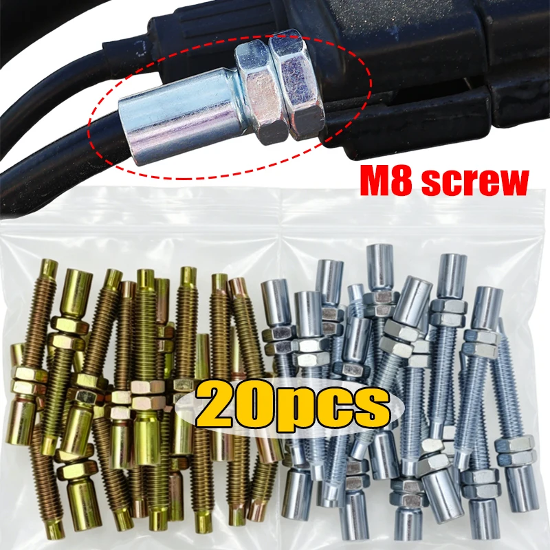 M8 Throttle Cable Adjustment Silver Screw for Motorcycle Go Kart ATV Scooter Carburetor Fuel System Universal Car Repair Parts
M8 Throttle Cable Adjustment Silver Screw for Motorcycle Go Kart ATV Scooter Carburetor Fuel System Universal Car Repair Parts