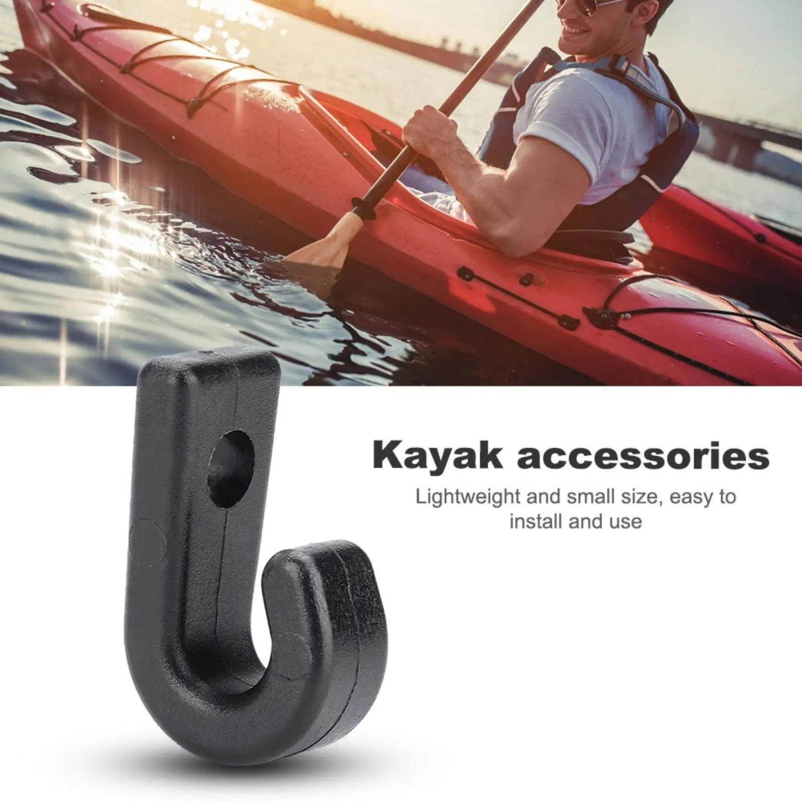 Kayak J Hook Easy to Install Plastic J Hook Boat Accessory Long-Lasting Lightweight
Kayak J Hook Easy to Install Plastic J Hook Boat Accessory Long-Lasting Lightweight