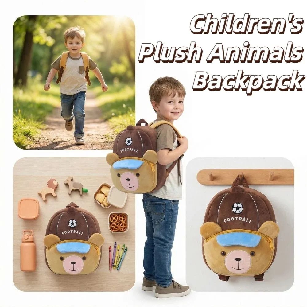 Cartoon Animal Backpack Lightweight Children's Backpack Adjustable Straps Comfortable Kindergarten Backpack Outing Leisure
Cartoon Animal Backpack Lightweight Children's Backpack Adjustable Straps Comfortable Kindergarten Backpack Outing Leisure