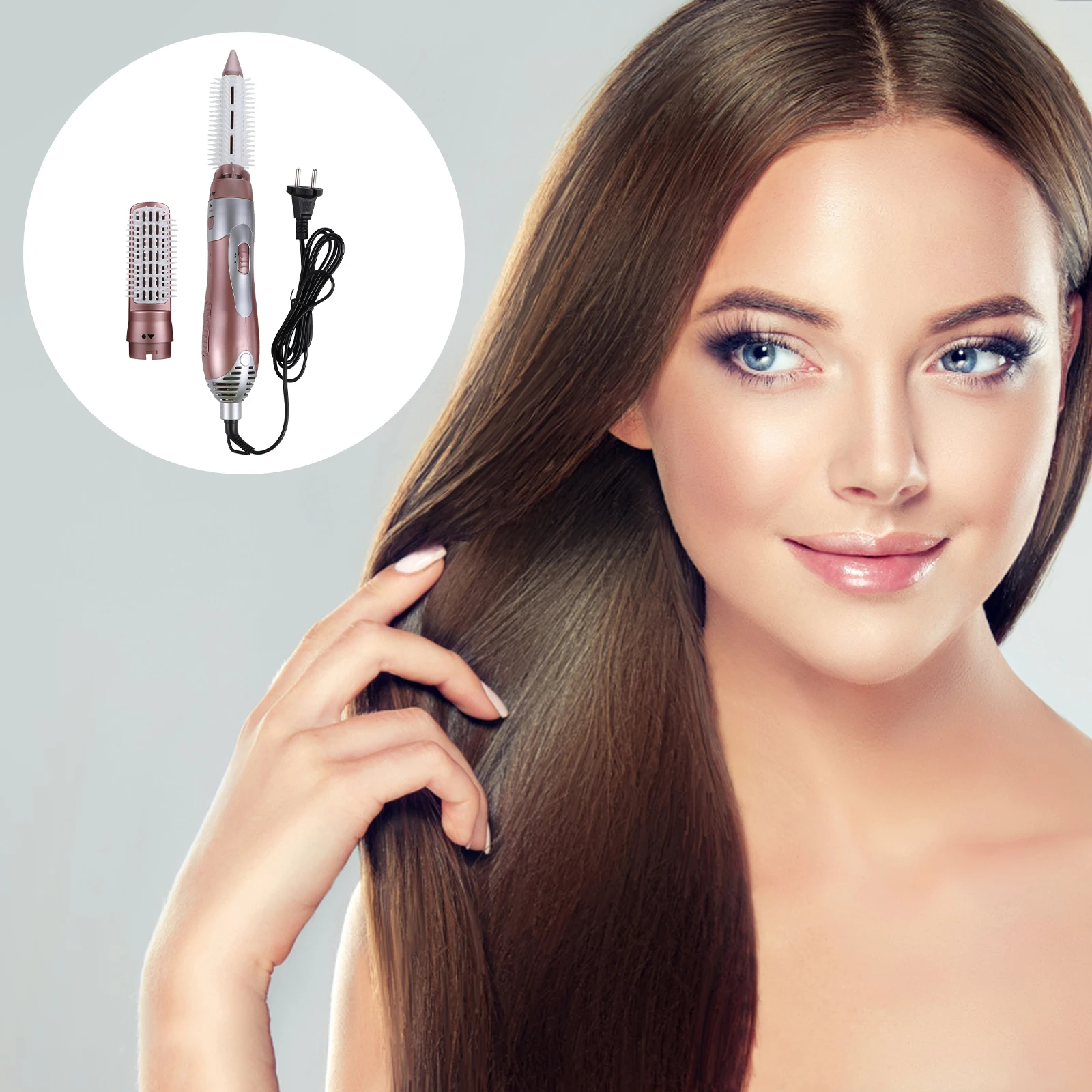 Hot Air Brush Curling Straightening Comb 900W Pink EU Plug 3in1 Hair Dryer Volumizer Ceramic Lady Women Blow Dry Styler
Hot Air Brush Curling Straightening Comb 900W Pink EU Plug 3in1 Hair Dryer Volumizer Ceramic Lady Women Blow Dry Styler