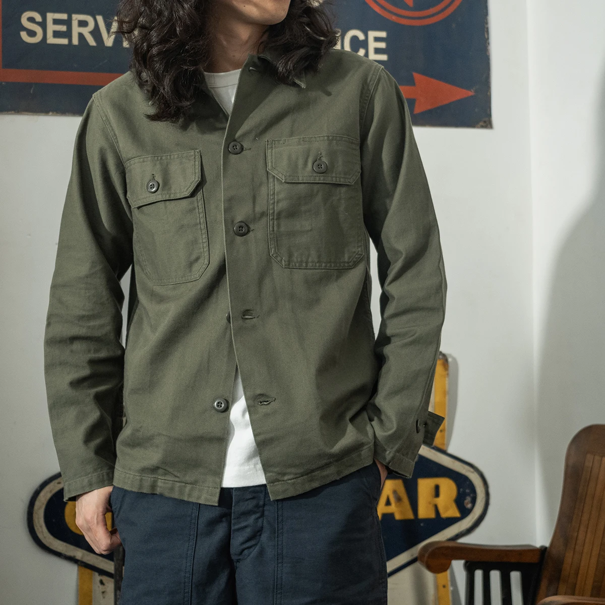 Non Sto Olive een Хлопковая спецодежда irt второго поколения OG07 Чистый хлопок Сатин Thiened Long Sve Stand Fit
Non Sto Olive een Хлопковая спецодежда irt второго поколения OG07 Чистый хлопок Сатин Thiened Long Sve Stand Fit