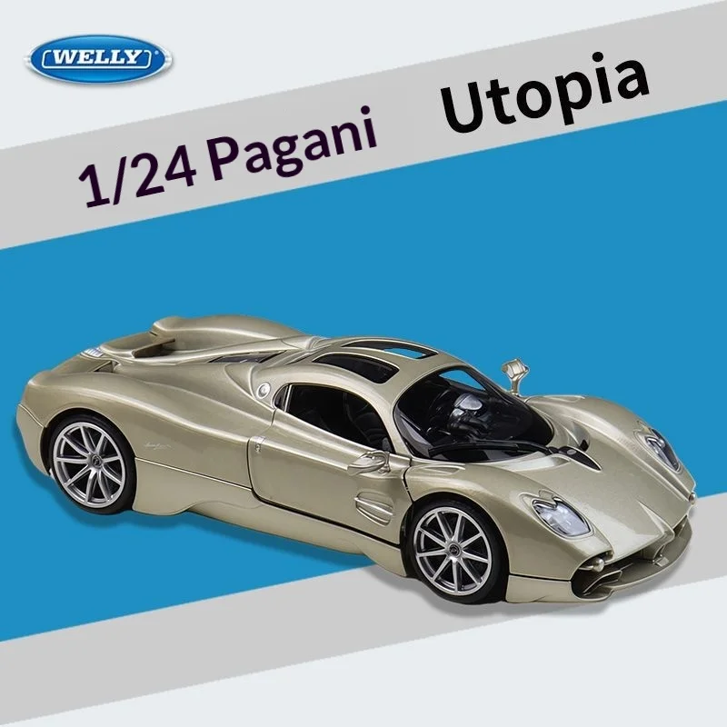 WELLY 1:24 Pagani Utopia Alloy Die-cast Model Car, Detailed Hypercar Replica for Collectors & Premium Gift
WELLY 1:24 Pagani Utopia Alloy Die-cast Model Car, Detailed Hypercar Replica for Collectors & Premium Gift