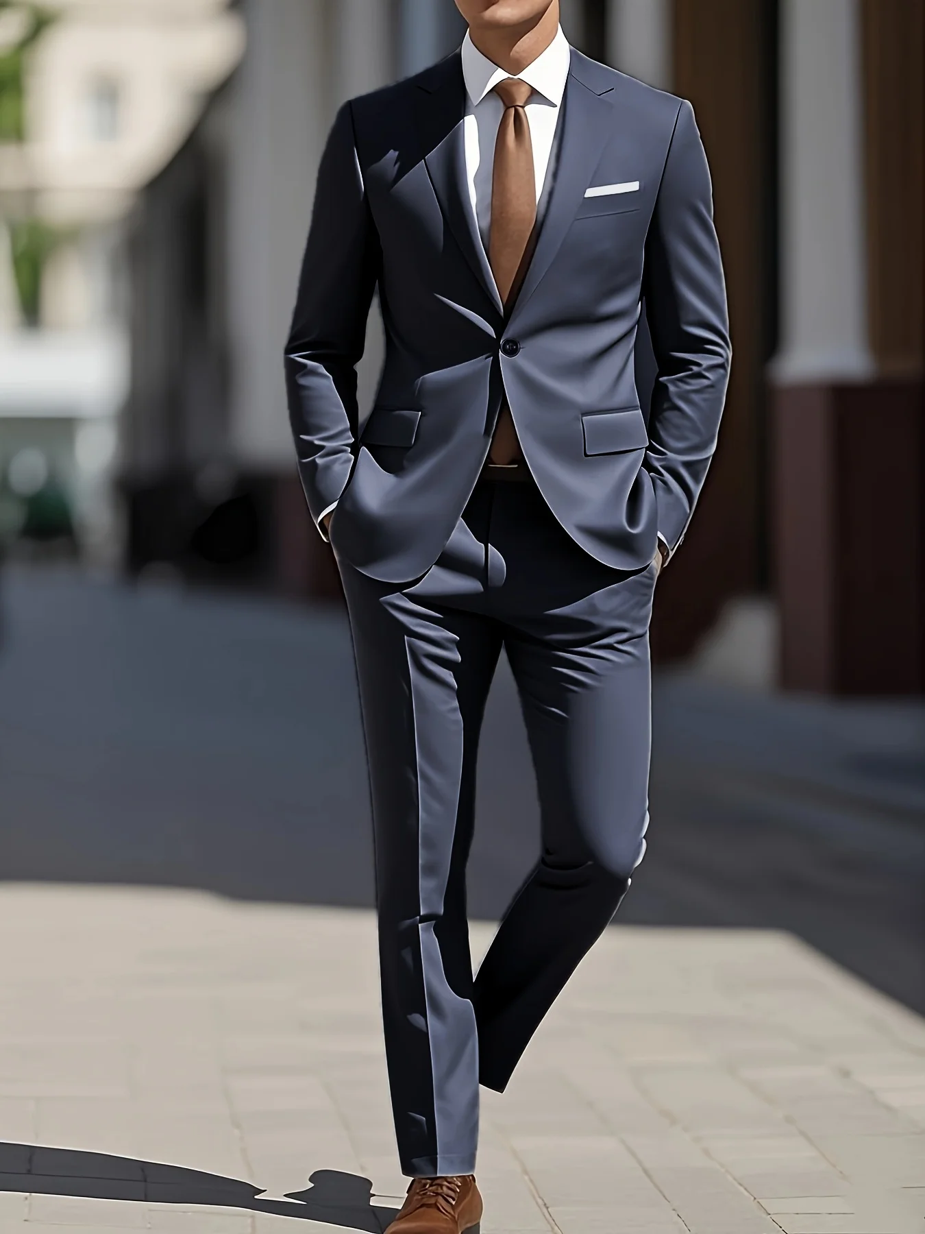 Men's Suit 2pcs Set, High-End Tailored Jacket And Pants, Perfect for Groom, Wedding, Party And Prom
Men's Suit 2pcs Set, High-End Tailored Jacket And Pants, Perfect for Groom, Wedding, Party And Prom