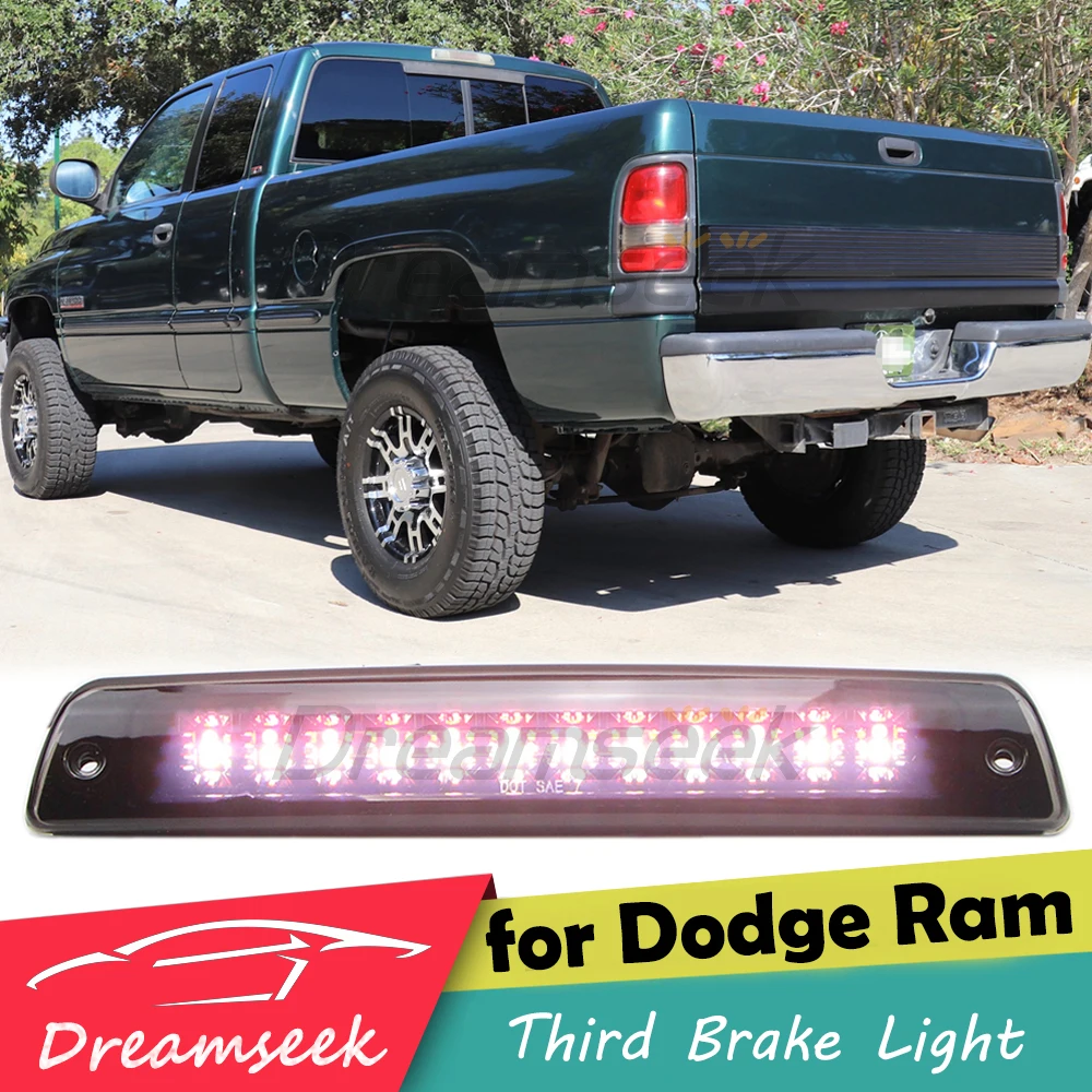 LED 3RD Third Tail Brake Light for Dodge Ram 1500 2500 3500 1994-2001 Smoke Lens Auto Roof Cargo Lamp High Mount Rear Stop Light
LED 3RD Third Tail Brake Light for Dodge Ram 1500 2500 3500 1994-2001 Smoke Lens Auto Roof Cargo Lamp High Mount Rear Stop Light