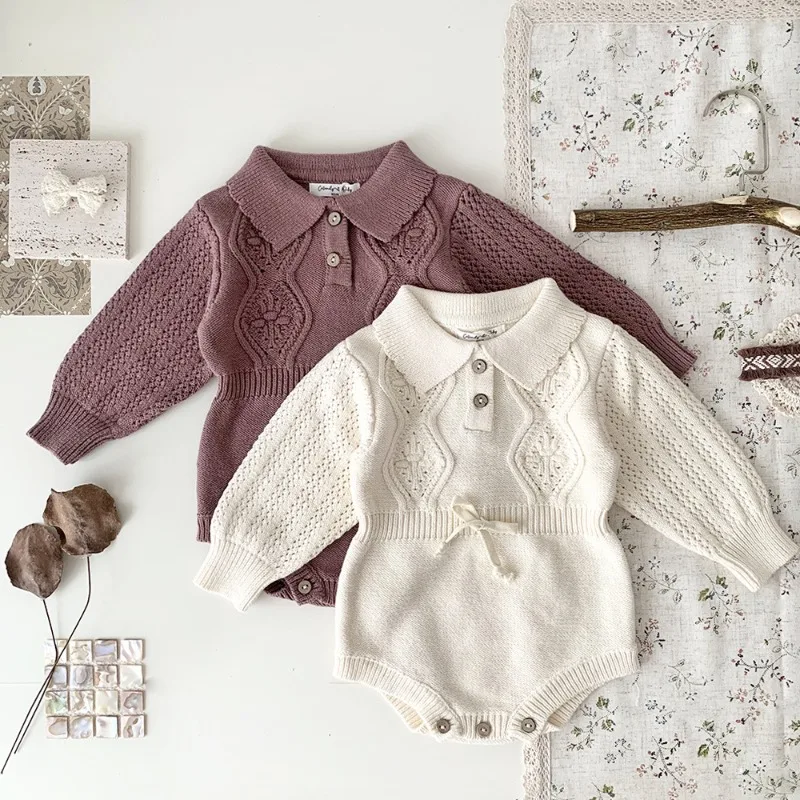 Baby Girls Rompers 2025 Autumn Winter Cable Knit Cute Sweet Warm Comfortable Lovely Long-Sleeve Jumpsuits Top
Baby Girls Rompers 2025 Autumn Winter Cable Knit Cute Sweet Warm Comfortable Lovely Long-Sleeve Jumpsuits Top