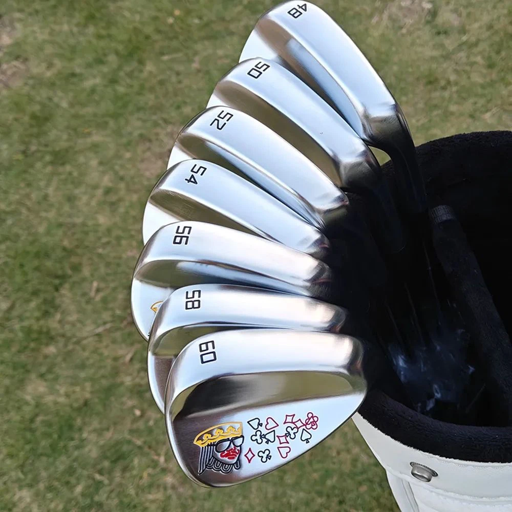 Golf Wedge Set: 52°/56°/60° Sand & Lob Wedges with Card Suit Engraving & Rust-Resistant Finish
Golf Wedge Set: 52°/56°/60° Sand & Lob Wedges with Card Suit Engraving & Rust-Resistant Finish