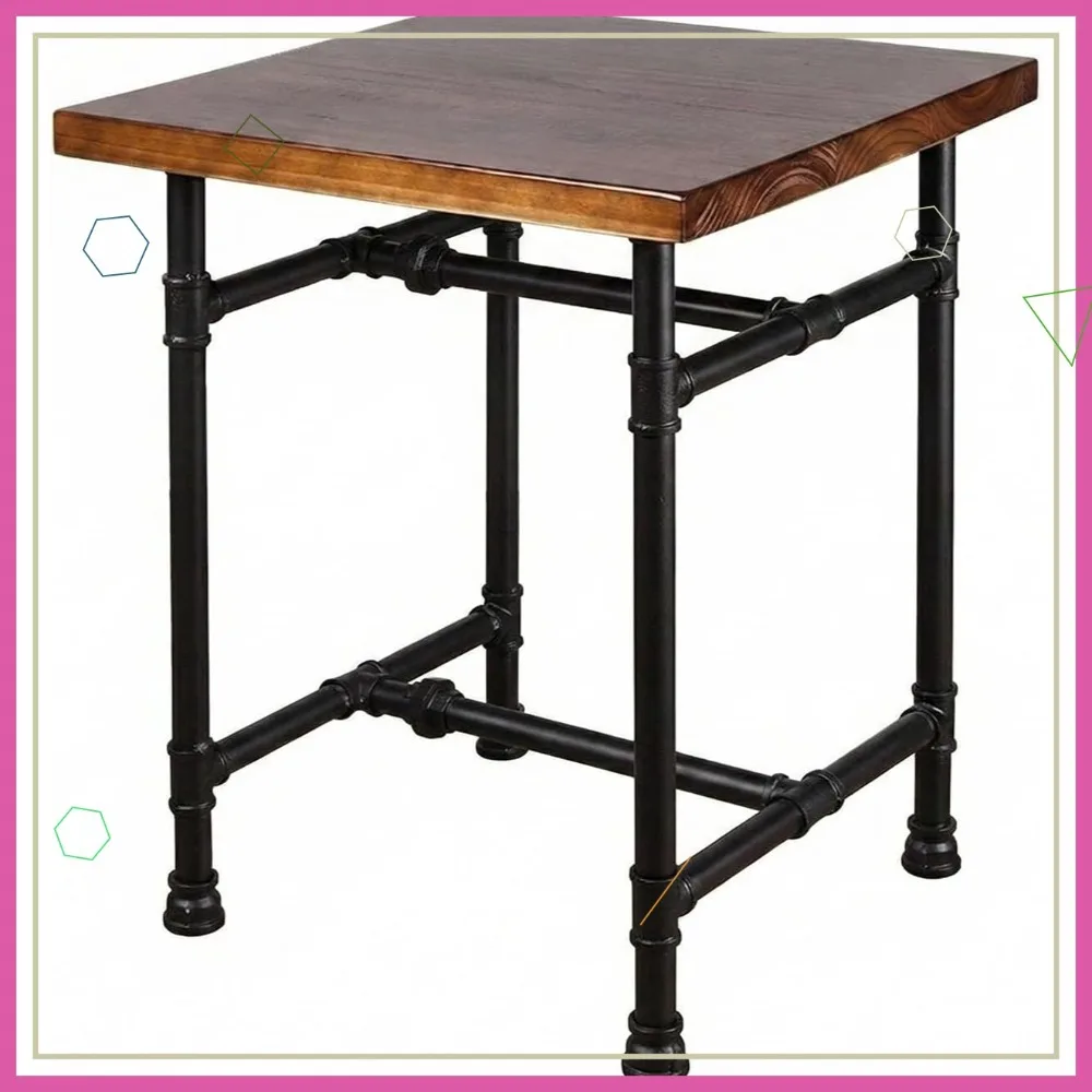 24 Inch Industrial Rustic Iron Pipe Entry Table, End Table, Coffee Table, Side Table, Metal Legs
24 Inch Industrial Rustic Iron Pipe Entry Table, End Table, Coffee Table, Side Table, Metal Legs