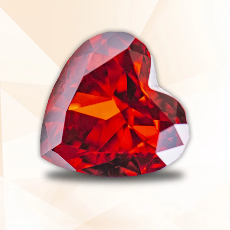 Cubic Zirconia Red Color Crushed Ice Cut Heart Shape Charms Beads for Diy Jewelry Making Pendant Rings Materials No Certificate
Cubic Zirconia Red Color Crushed Ice Cut Heart Shape Charms Beads for Diy Jewelry Making Pendant Rings Materials No Certificate