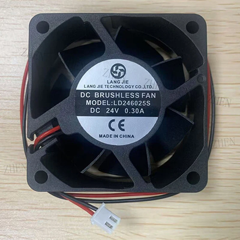 S New for LANG JIE LD246025S DC24V 0.30A 2-wire cooling fan#QW
S New for LANG JIE LD246025S DC24V 0.30A 2-wire cooling fan#QW