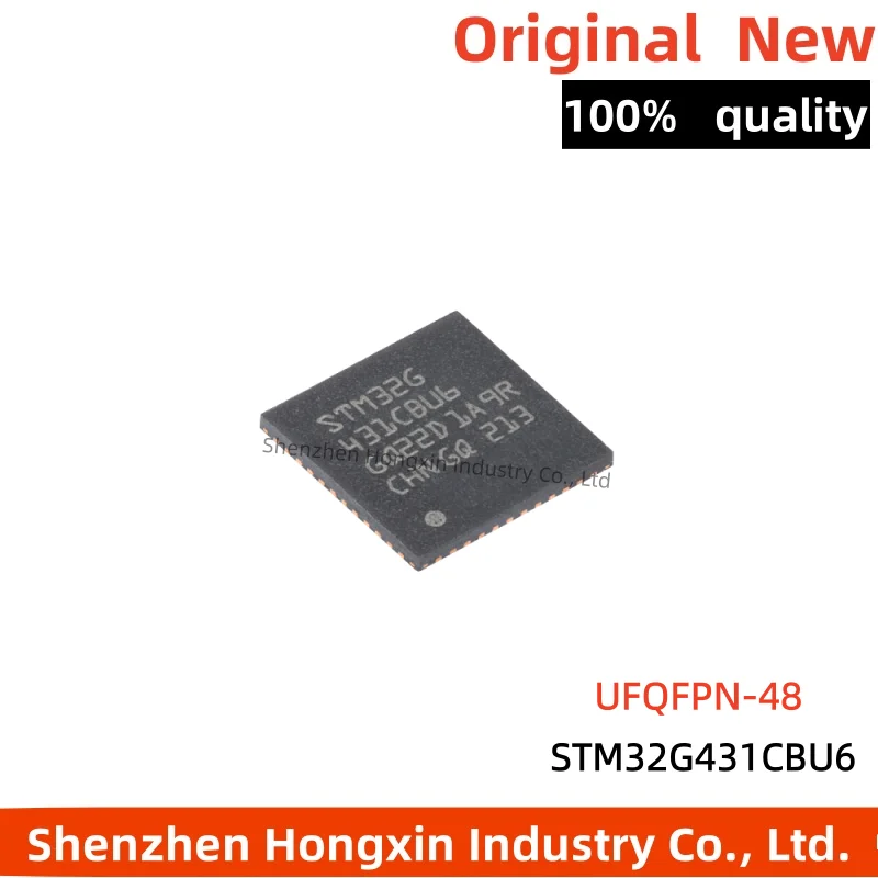 1 piece STM32G431CBU6 UFQFPN-48 ARM Cortex-M4 32-bit microcontroller MCU
1 piece STM32G431CBU6 UFQFPN-48 ARM Cortex-M4 32-bit microcontroller MCU