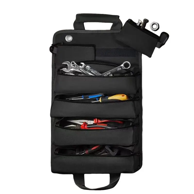 Roll Up Tool Bag Tool Storage Pouch Foldable Heavy Duty Organizer for Motorcycle Truck Automotive Camping Bike Workshop
Roll Up Tool Bag Tool Storage Pouch Foldable Heavy Duty Organizer for Motorcycle Truck Automotive Camping Bike Workshop