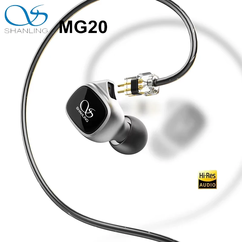 SHANLING MG20 In-Ear Earphone Dynamic Driver Hi-Res Audio In-Ear Headphone IME With Plug 3.5mm / Type-C Connector Wired Earbuds
SHANLING MG20 In-Ear Earphone Dynamic Driver Hi-Res Audio In-Ear Headphone IME With Plug 3.5mm / Type-C Connector Wired Earbuds