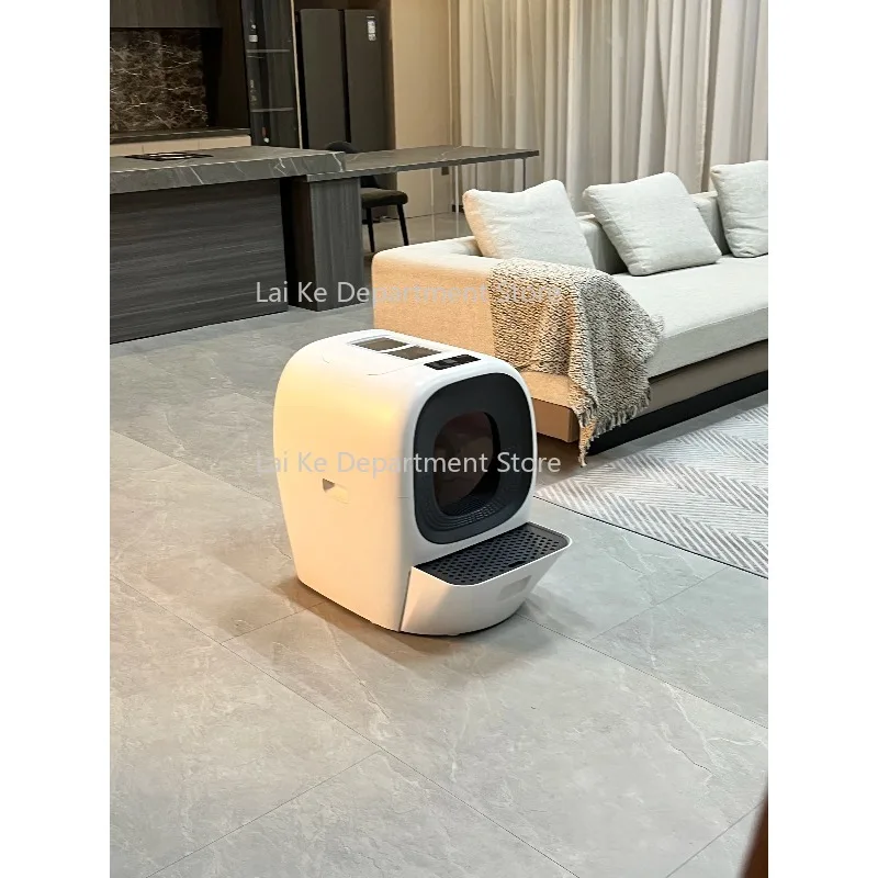 cat litte-r box automatically adds cat lit-ter,Smart cat toilet induction is fully enclosed and deodorized.
cat litte-r box automatically adds cat lit-ter,Smart cat toilet induction is fully enclosed and deodorized.