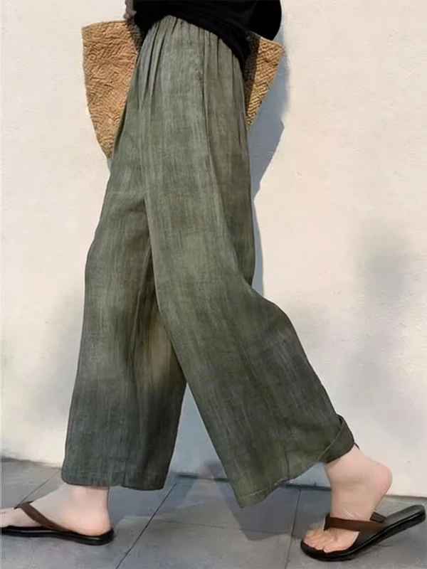 Ladies Loose Wide Leg Pants Spring 2026 New Style Draped Loose Slimming Nine Point Casual Trousers High Waist Straight Cut
Ladies Loose Wide Leg Pants Spring 2026 New Style Draped Loose Slimming Nine Point Casual Trousers High Waist Straight Cut