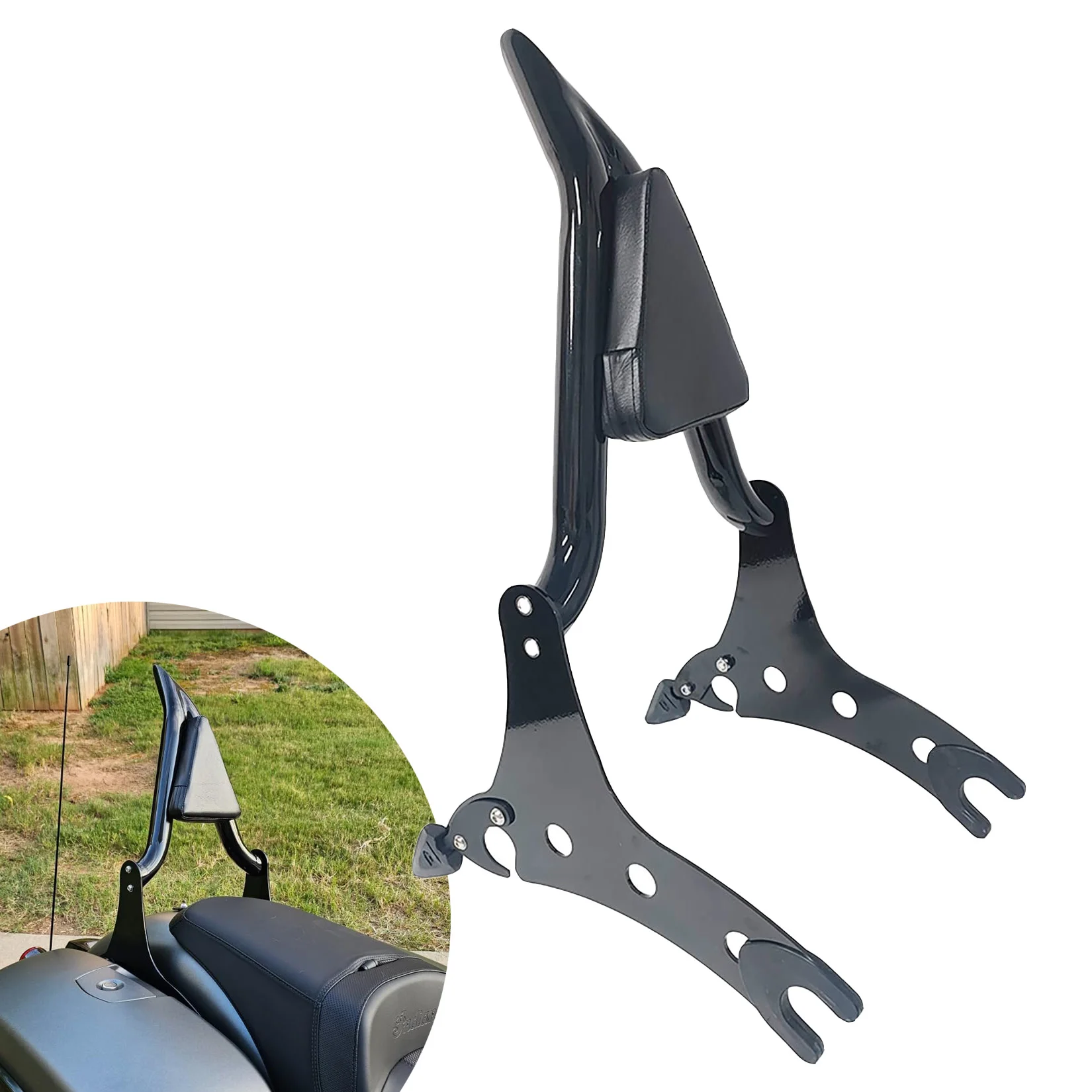For Indian 2014-2025 Chieftain Roadmaster Springfield Challenger Dark Horse Motorcycles Backrest Passenger Rear Sissy Bar
For Indian 2014-2025 Chieftain Roadmaster Springfield Challenger Dark Horse Motorcycles Backrest Passenger Rear Sissy Bar