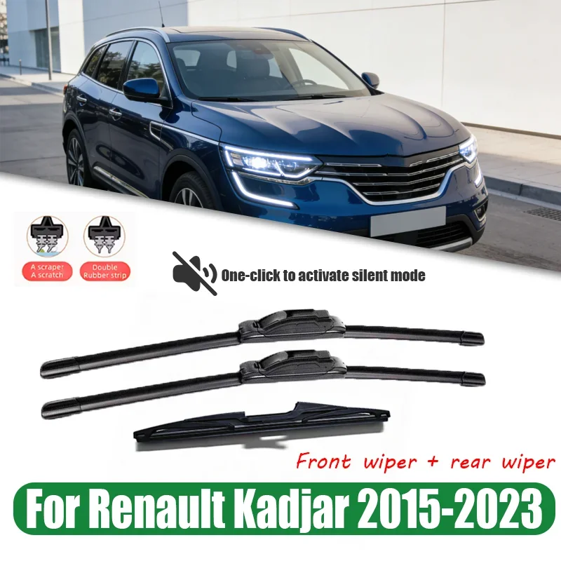 26'+17'+9' for Renault Kadjar 2015-2023 2016 2017 2018 2019 wiper front and rear wiper blades windshield windshield window brush
26'+17'+9' for Renault Kadjar 2015-2023 2016 2017 2018 2019 wiper front and rear wiper blades windshield windshield window brush