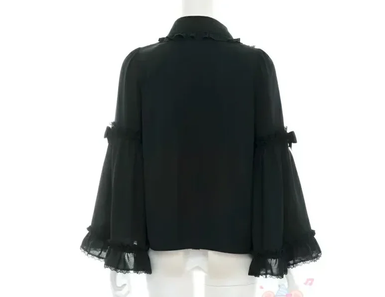 SC Japanese Autumn New Long Sleeve Lolita Gothic Style Solid Color Shirt Sweet Cute Girls Blouse Versatile Mass-Produced Top
SC Japanese Autumn New Long Sleeve Lolita Gothic Style Solid Color Shirt Sweet Cute Girls Blouse Versatile Mass-Produced Top