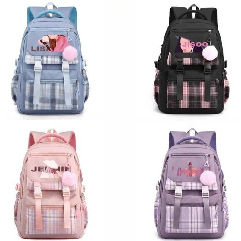 Black Pink Stylish Plaid Student Backpack Large Capacity Unisex School Bag Trendy Peripheral Backpack for Daily Travel
Black Pink Stylish Plaid Student Backpack Large Capacity Unisex School Bag Trendy Peripheral Backpack for Daily Travel