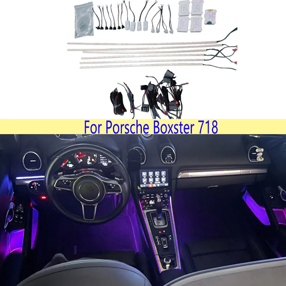 High Quality Personalise LED 64 Colors Fiber Optic Atmosphere Light Screen Control Ambient Light For Porsche Boxster 718
High Quality Personalise LED 64 Colors Fiber Optic Atmosphere Light Screen Control Ambient Light For Porsche Boxster 718