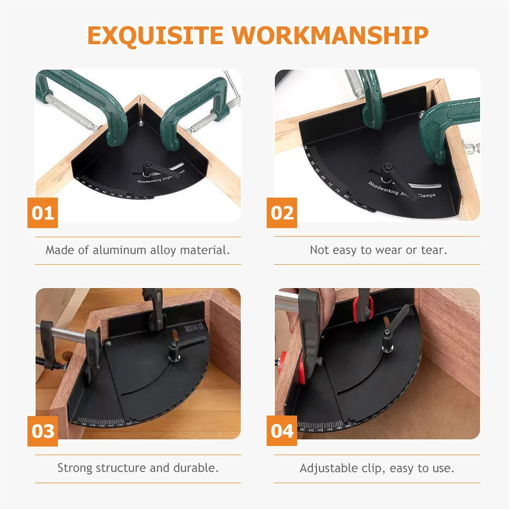 90 Degree Corner Clamp Angle Ruler For Woodworking Clamping Square Tool Adjustable Metal Bracket Diy Welding Framing
90 Degree Corner Clamp Angle Ruler For Woodworking Clamping Square Tool Adjustable Metal Bracket Diy Welding Framing