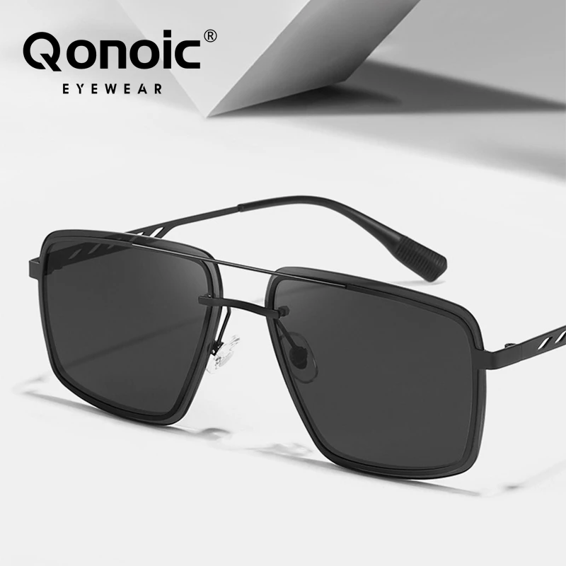 QONOIC Men's Polarized Pilot Sunglasses Nylon Lens Fashion Sun Glasses UV400 Protection Luxury Brand Designer Shades AJ07208
QONOIC Men's Polarized Pilot Sunglasses Nylon Lens Fashion Sun Glasses UV400 Protection Luxury Brand Designer Shades AJ07208