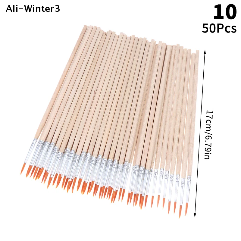 【WY】50Pcs/Pack Painting Brushes Art Round Flat Nylon Hair Paint Brush For Oil Acrylic Watercolor Kids/Artists/Beginners/Student
【WY】50Pcs/Pack Painting Brushes Art Round Flat Nylon Hair Paint Brush For Oil Acrylic Watercolor Kids/Artists/Beginners/Student