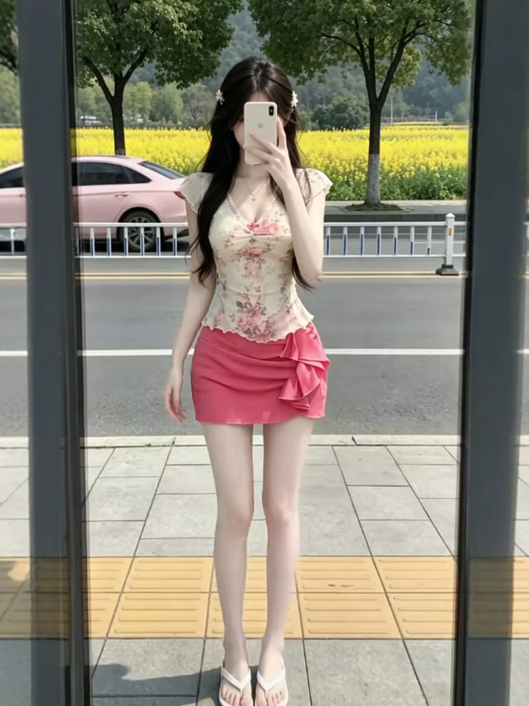 Retro Style Floral Print Top And Skirt Set Women's Fashion Comfortable Breathable Half Body Skirt Tight Fit Summer Outfit
Retro Style Floral Print Top And Skirt Set Women's Fashion Comfortable Breathable Half Body Skirt Tight Fit Summer Outfit