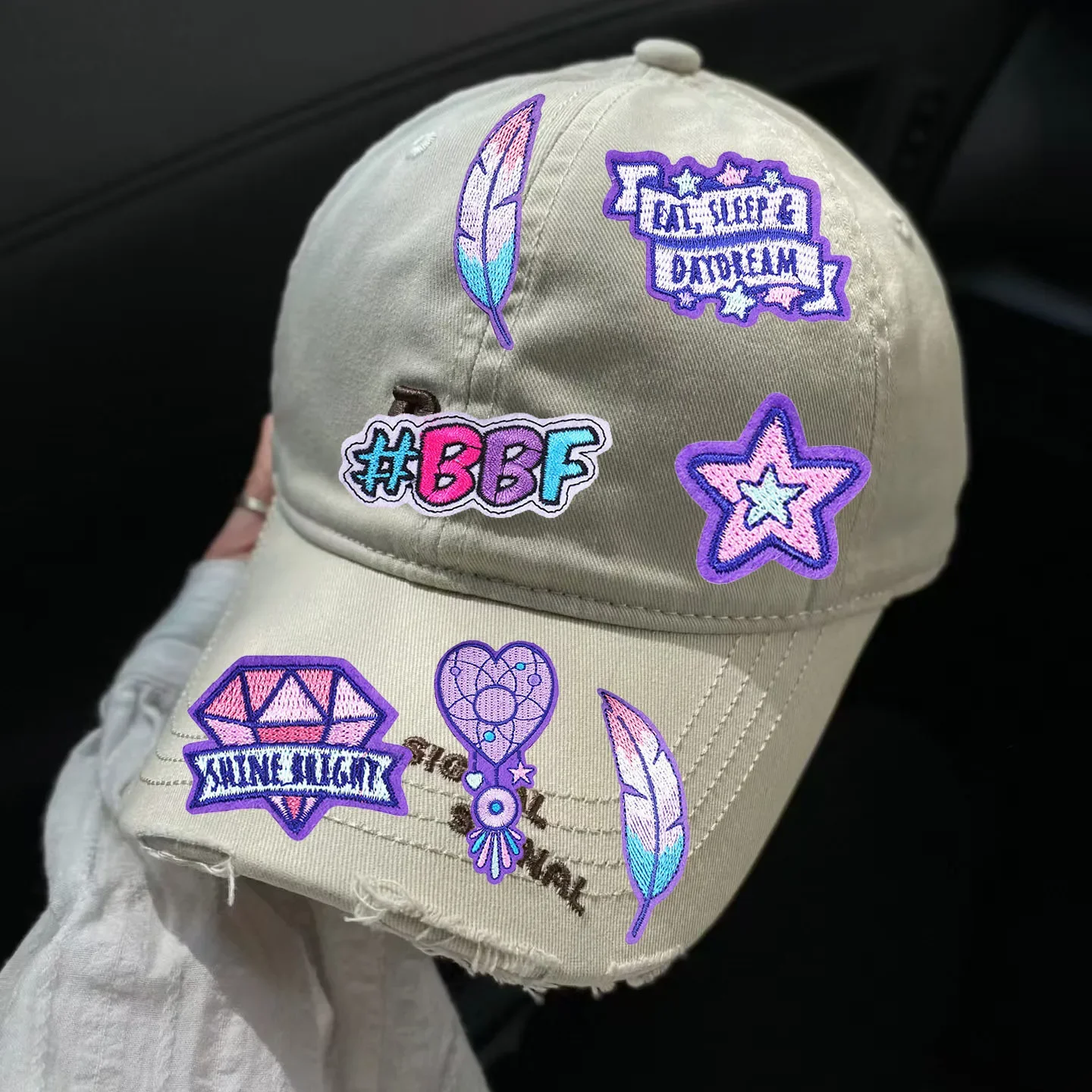 50Pcs Bulk Embroidered Patches for Clothes Purple Clothing Stickers Sewing Iron On Patch Thermal Adhesive Applique Fusible
50Pcs Bulk Embroidered Patches for Clothes Purple Clothing Stickers Sewing Iron On Patch Thermal Adhesive Applique Fusible