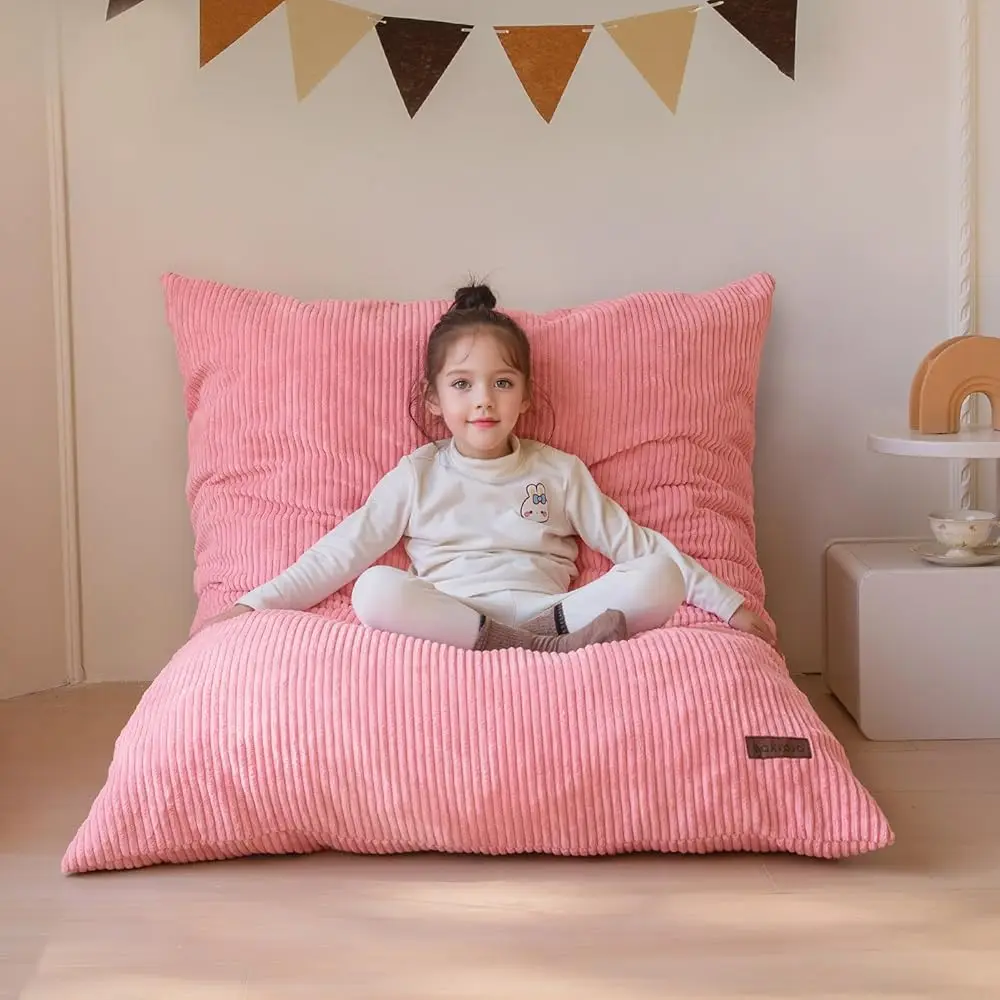 3 In 1 Kids Bean Bag Chair Bed, Convertible Chair Folds From Bean Bag To Lounger, Child Floor Sofa For Gaming, Reading, Floor
3 In 1 Kids Bean Bag Chair Bed, Convertible Chair Folds From Bean Bag To Lounger, Child Floor Sofa For Gaming, Reading, Floor
