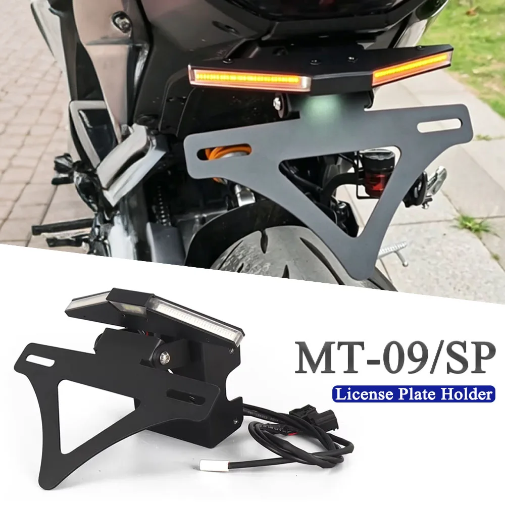 Fit For Yamaha MT-09 MT 09 MT09 SP 2024 2025 2026 License Plate Holder Bracket Motorcycle Accessories with LED Turn Signal Light
Fit For Yamaha MT-09 MT 09 MT09 SP 2024 2025 2026 License Plate Holder Bracket Motorcycle Accessories with LED Turn Signal Light