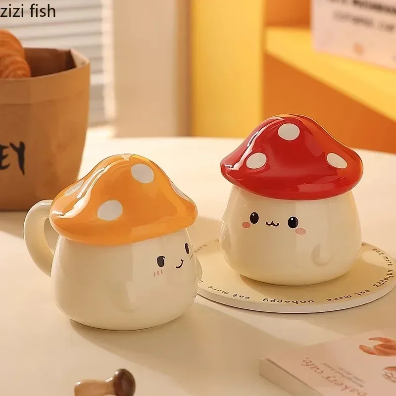 Mushroom Ceramic Mug with Lid Creative Couple's Cup Latte Mug Milk Cup Oat Cup Breakfast Cups Home Drinking Cups Tea Cups
Mushroom Ceramic Mug with Lid Creative Couple's Cup Latte Mug Milk Cup Oat Cup Breakfast Cups Home Drinking Cups Tea Cups