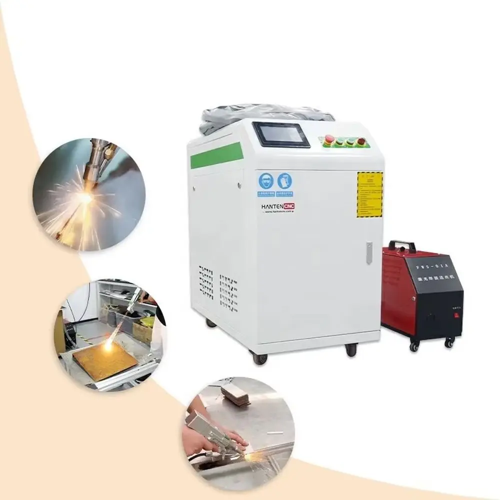 Small 1000W 2000w 3000W Laser Welding Machine Metal Aluminum Stainless Steel Laser Welding Cleaning and Cutting Three in One
Small 1000W 2000w 3000W Laser Welding Machine Metal Aluminum Stainless Steel Laser Welding Cleaning and Cutting Three in One