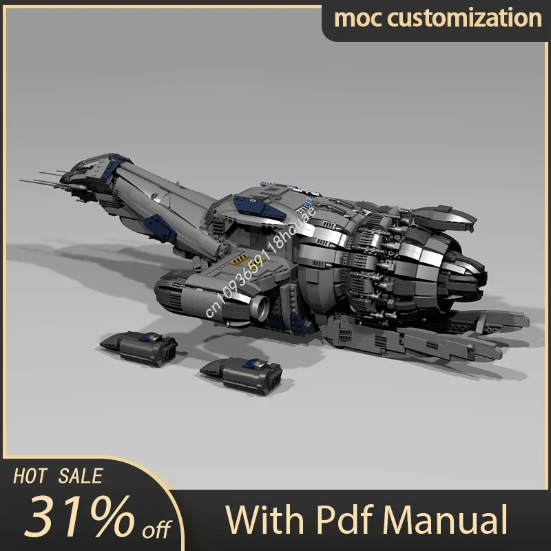 3811 шт. Moc FIREFLY SERENITY, модель космического корабля, строительные блоки, кирпичи, сделай сам, креативная сборка, развивающая игрушка, праздничный подарок
3811 шт. Moc FIREFLY SERENITY, модель космического корабля, строительные блоки, кирпичи, сделай сам, креативная сборка, развивающая игрушка, праздничный подарок