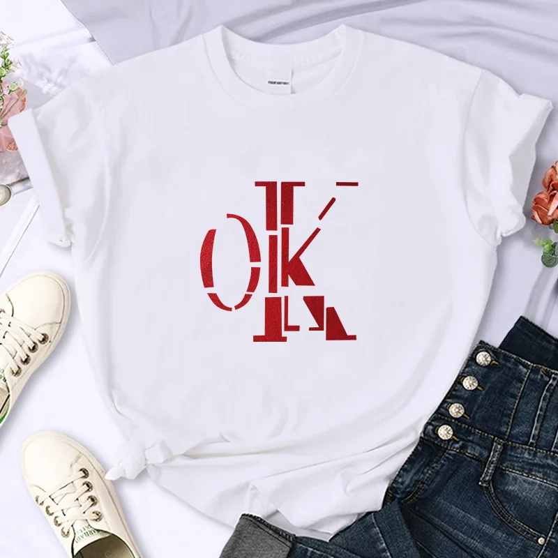 Luxury Brand Letter For Women's High-Quality Summer Printing T-shirt 100% Cotton Casual Oversized Y2k Personality Sleeve O-neck
Luxury Brand Letter For Women's High-Quality Summer Printing T-shirt 100% Cotton Casual Oversized Y2k Personality Sleeve O-neck