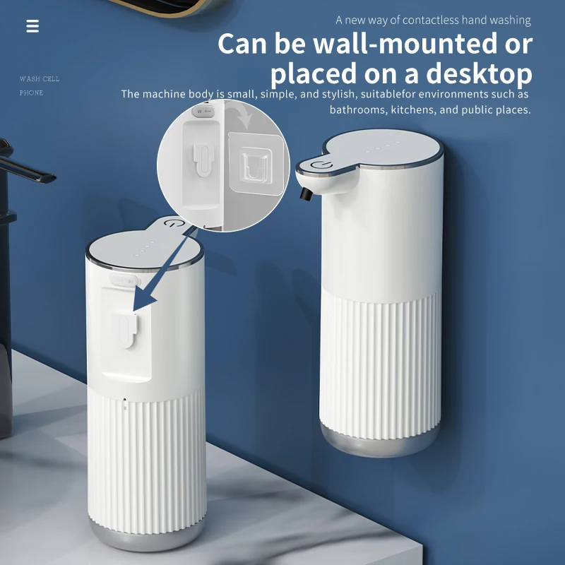 TypeC Rechargeable Automatic Soap Dispenser Touchless Foaming Soap Dispenser 380MLUSB Electric IPX5 Waterproof Soap Dispenser
TypeC Rechargeable Automatic Soap Dispenser Touchless Foaming Soap Dispenser 380MLUSB Electric IPX5 Waterproof Soap Dispenser